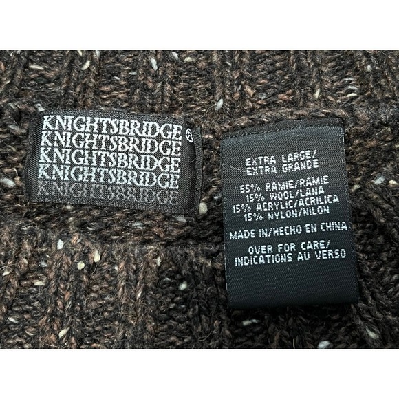 Vintage 1980’s 1990’s Knightsbridge Sweater Size XL Geometric Speckle Pattern - Picture 6 of 7